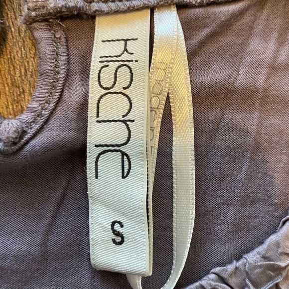 Kische Lavender Tank Small Cowl Crinkle Neckline - Picture 8 of 8